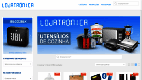 What Lojatronica.com website looked like in 2023 (1 year ago)