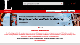 What Libris.nl website looked like in 2023 (1 year ago)
