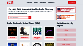 What Listenonlineradio.com website looked like in 2023 (1 year ago)