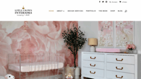 What Littlecrowninteriors.com website looked like in 2023 (1 year ago)