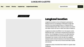 What Langkawi-gazette.com website looked like in 2023 (1 year ago)