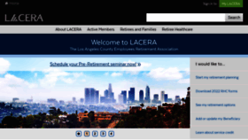 What Lacera.com website looked like in 2023 (1 year ago)