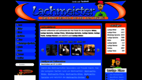 What Lachmeister.de website looked like in 2023 (1 year ago)