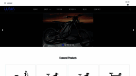 What Lunacycle.com website looked like in 2023 (1 year ago)