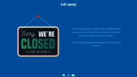 What Lakupon.com website looked like in 2023 (1 year ago)