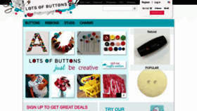 What Lotsofbuttons.com website looked like in 2023 (1 year ago)