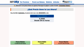 What Lageneraltv.es website looked like in 2023 (1 year ago)