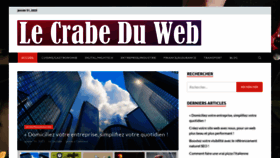 What Lecrabeduweb.fr website looked like in 2023 (1 year ago)