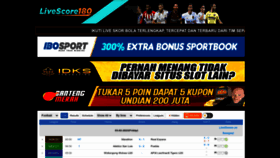What Livescore180.com website looked like in 2023 (1 year ago)
