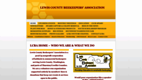 What Lewiscountybeekeepers.org website looked like in 2023 (1 year ago)