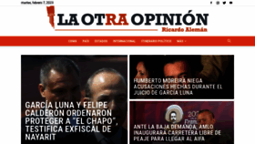 What Laotraopinion.com.mx website looked like in 2023 (1 year ago)