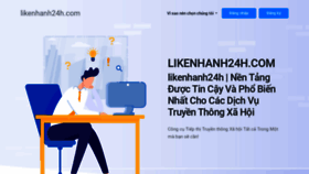What Likenhanh24h.com website looked like in 2023 (1 year ago)