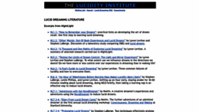 What Lucidity.com website looked like in 2023 (1 year ago)