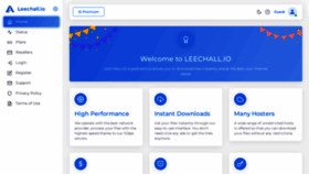 What Leechall.io website looked like in 2023 (2 years ago)