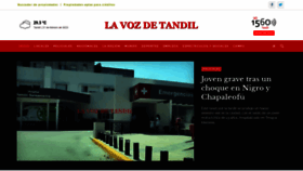 What Lavozdetandil.com.ar website looked like in 2023 (1 year ago)