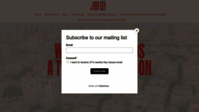 What Lfi.org.uk website looked like in 2023 (1 year ago)