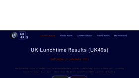 What Lunchtimeresults.info website looked like in 2023 (1 year ago)