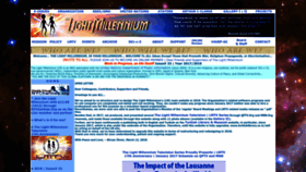 What Lightmillennium.org website looked like in 2023 (1 year ago)