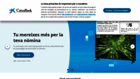 What Lacaixa.es website looked like in 2023 (1 year ago)