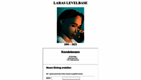 What Laraslevelbase.org website looked like in 2023 (1 year ago)
