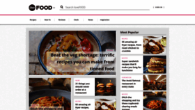 What Lovefood.com website looked like in 2023 (1 year ago)