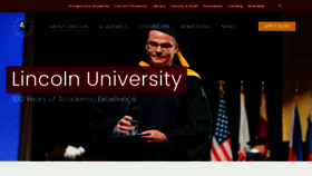 What Lincolnuca.edu website looked like in 2023 (1 year ago)