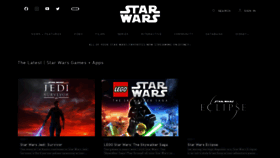 What Lucasarts.com website looked like in 2023 (1 year ago)