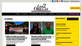 What Las2orillas.co website looked like in 2023 (1 year ago)