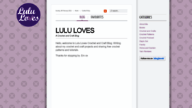 What Lululoves.co.uk website looked like in 2023 (1 year ago)