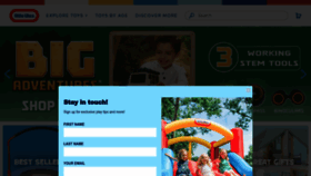 What Littletikes.com website looked like in 2023 (1 year ago)