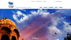 What Lepassagetoindia.com website looked like in 2023 (1 year ago)