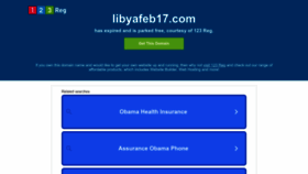 What Libyafeb17.com website looked like in 2023 (1 year ago)