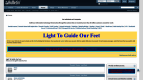 What Lighttoguideourfeet.com website looked like in 2023 (1 year ago)