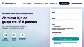 What Lojaintegrada.com.br website looked like in 2023 (1 year ago)