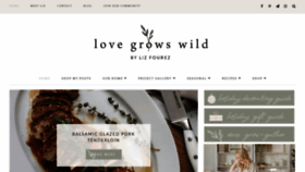 What Lovegrowswild.com website looked like in 2023 (1 year ago)