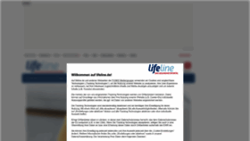 What Lifeline.de website looked like in 2023 (1 year ago)