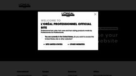What Lorealprofessionnel.com website looked like in 2023 (1 year ago)