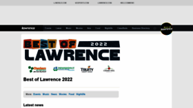 What Lawrence.com website looked like in 2023 (1 year ago)