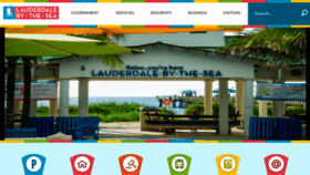 What Lauderdalebythesea-fl.gov website looked like in 2023 (1 year ago)