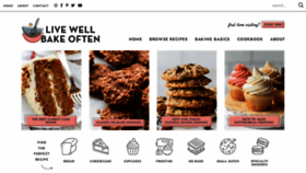 What Livewellbakeoften.com website looked like in 2023 (1 year ago)