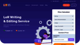 What Lorservice.com website looked like in 2023 (1 year ago)