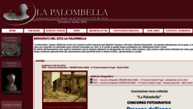 What Lapalombella.org website looked like in 2023 (1 year ago)