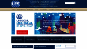 What Lesi.org website looked like in 2023 (1 year ago)