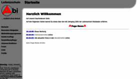 What Leibnizabi2002.de website looked like in 2023 (1 year ago)