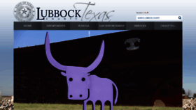 What Lubbockcounty.gov website looked like in 2023 (1 year ago)
