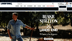 What Landsend.com website looked like in 2023 (2 years ago)