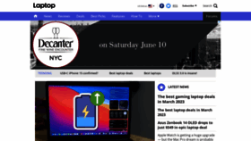 What Laptopmag.com website looked like in 2023 (1 year ago)