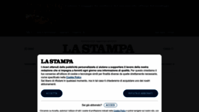 What Lastampa.it website looked like in 2023 (1 year ago)