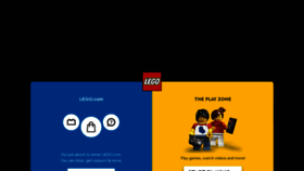 What Lego.com website looked like in 2023 (1 year ago)