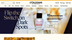 What Loccitane.com website looked like in 2023 (1 year ago)